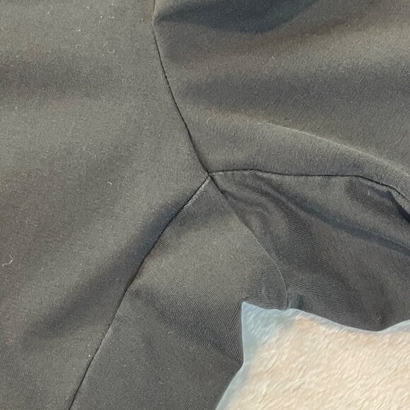 Zenergy Tummy Control Leggings Women's Size 12 Black Cropped High Waist Cotton - Picture 9 of 12